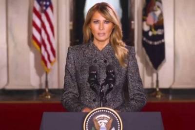 Дональд Трамп - Мелания Трамп - Мелания Трамп выступила с прощальным видеообращением - versia.ru - США