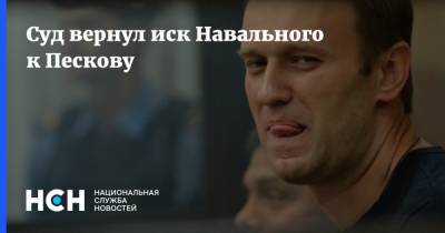 Алексей Навальный - Дмитрий Песков - Суд вернул иск Навального к Пескову - nsn.fm - Москва - США
