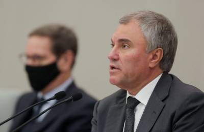 Вячеслав Володин - Александр Козлов - Володин призвал не допустить вмешательства в выборы в Госдуму в сентябре - m24.ru - Москва - США