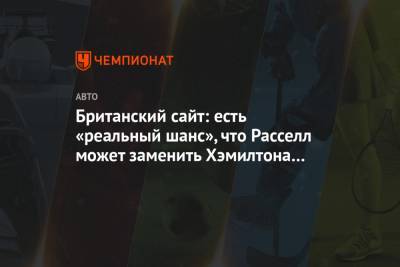 Льюис Хэмилтон - Джордж Расселл - Валтть Боттас - Британский сайт: есть «реальный шанс», что Расселл может заменить Хэмилтона в 2021 году - championat.com