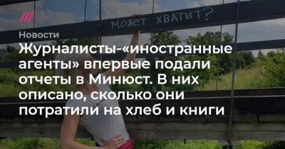 Сергей Маркелов - Людмила Савицкая - Журналисты-«иностранные агенты» впервые подали отчеты в Минюст. В них описано, сколько они потратили на хлеб и книги - tvrain.ru