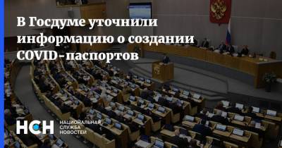 Дмитрий Морозов - В Госдуме уточнили информацию о создании COVID-паспортов - nsn.fm