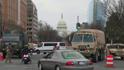 Мелания Трамп - Джилл Байден - Джо Байден - Вашингтон перешел на осадное положение за день до вступления в должность Джо Байдена - 1tv.ru - Вашингтон