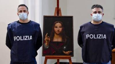 Леонардо Да-Винч - «Спаситель мира»: в Неаполе нашли украденную 500-летнюю копию картины Леонардо да Винчи - bykvu.com