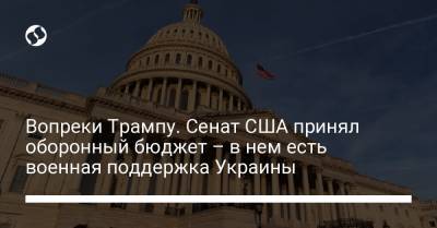 Дональд Трамп - Вопреки Трампу. Сенат США принял оборонный бюджет – в нем есть военная поддержка Украины - liga.net - США - Афганистан