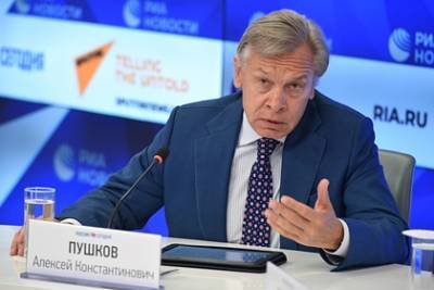 Владимир Зеленский - Алексей Пушков - Пушков нашел ошибку в речи Зеленского об украинском Крыме - lenta.ru - Крым - Донецк - Ukraine - Луганск