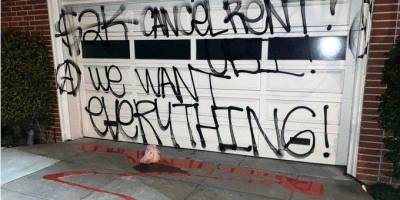Нэнси Пелоси - Вандалы разрисовали краской дом спикера Конгресса США Пелоси и подбросили к дверям гаража голову свиньи - nv.ua - США - Сан-Франциско