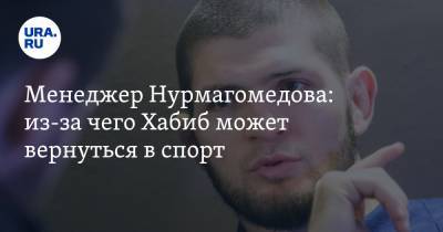 Хабиб Нурмагомедов - Жорж Сен - Менеджер Нурмагомедова: из-за чего Хабиб может вернуться в спорт - ura.news - Канада