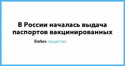 Владимир Путин - Михаил Мурашко - В России началась выдача паспортов вакцинированных - forbes.ru