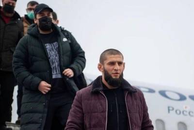 Рамзан Кадыров - Леон Эдвардс - Хамзат Чимаев - Боец UFC Чимаев прилетел на праздники в Чечню - kavkaz.mk.ru - Швеция - респ. Чечня