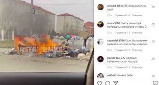 Пользователи соцсети пожаловались на переполненные мусорные баки в Махачкале - kavkaz-uzel.eu - Махачкала - респ. Дагестан - Каспийск