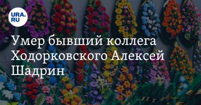 Михаил Ходорковский - Умер бывший коллега Ходорковского Алексей Шадрин - ura.news