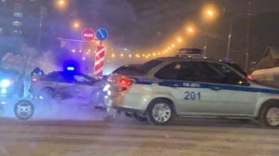 В Пензе авария с машиной ДПС попала на видео - penzainform.ru - Пенза