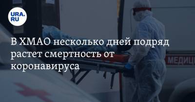 В ХМАО несколько дней подряд растет смертность от коронавируса - ura.news - Ханты-Мансийск - Сургут - Югра - Нефтеюганск - Нижневартовск - р-н Советский - Югорск