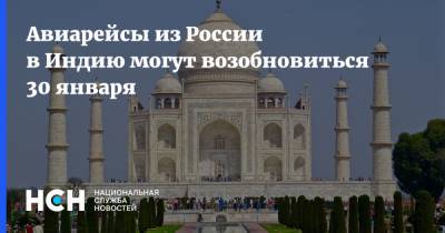 Авиарейсы из России в Индию могут возобновиться 30 января - nsn.fm - Москва - Индия - Нью-Дели