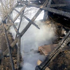 В запорожском поселке произошел пожар в частном доме. Фото - reporter-ua.com - Запорожская обл.