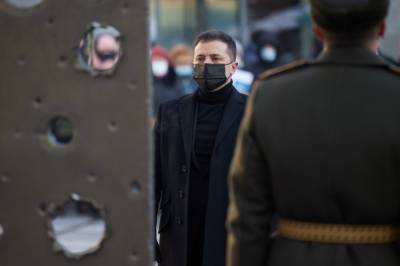 Владимир Зеленский - Зеленский почтил память "киборгов" - news.bigmir.net - Донецк - Минобороны
