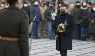 Владимир Зеленский - Зеленский почтил память погибших защитников донецкого аэропорта - capital.ua - Донецк