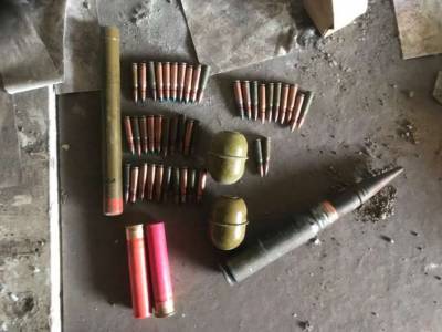 Редкую сигнальную мину нашли в схроне боеприпасов на Донбассе - lenta.ua - Краматорск - Донецкая обл. - Гсчс