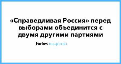 Сергей Миронов - «Справедливая Россия» перед выборами объединится с двумя другими партиями - forbes.ru