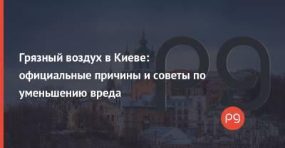 Борис Срезневский - Грязный воздух в Киеве: официальные причины и советы по уменьшению вреда - thepage.ua - Киев - район Дарницкий