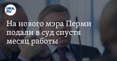 На нового мэра Перми подали в суд спустя месяц работы - ura.news - Пермь - Пермский край - Того