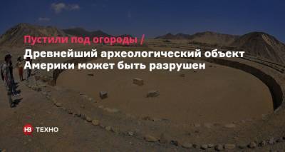 Пустили под огороды. Древнейший археологический объект Америки может быть разрушен - nv.ua - Лима - Перу