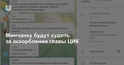 Минчанку будут судить за оскорбление главы ЦИК - news.tut.by - Минск