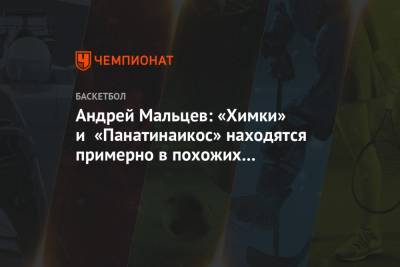 Андрей Мальцев - Андрей Мальцев: «Химки» и «Панатинаикос» находятся примерно в похожих ситуациях - championat.com