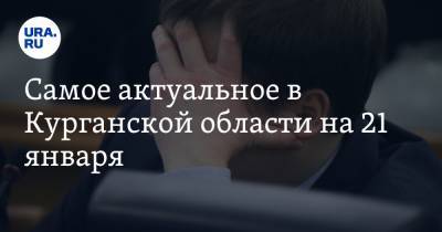 Вадим Шумков - Самое актуальное в Курганской области на 21 января. Правозащитники пожаловались на депутатов, в регионе выросла оргпреступность - ura.news - Курганская обл. - Шадринск