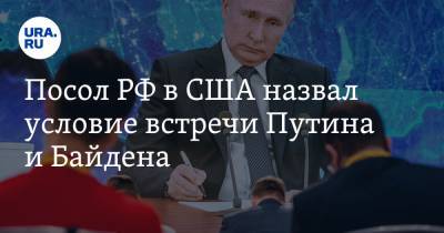 Владимир Путин - Анатолий Антонов - Посол РФ в США назвал условие встречи Путина и Байдена - ura.news - США - Вашингтон