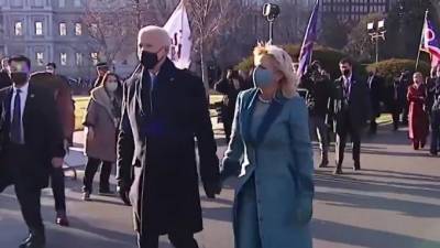 Джилл Байден - Джо Байден - Байден прибыл в Белый дом вместе с супругой - piter.tv - США