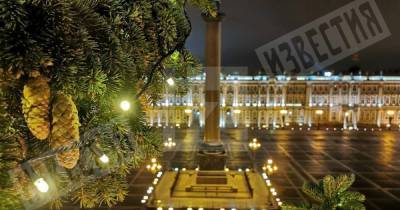 Руфер заснял на видео "покорение" елки на площади в Петербурге - ren.tv - Санкт-Петербург