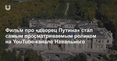 Владимир Путин - Алексей Навальный - Фильм про «дворец Путина» стал самым просматриваемым роликом на YouTube-канале Навального - news.tut.by - Россия - Геленджик