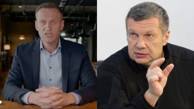 Алексей Навальный - Владимир Соловьев - Владимир Соловьев напомнил о Гитлере в связи с перспективой санкций из-за Навального - riafan.ru