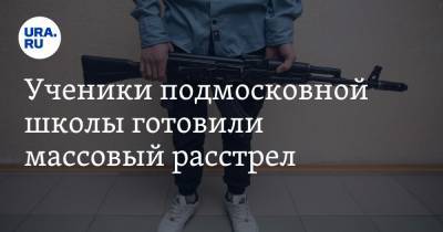 Ученики подмосковной школы готовили массовый расстрел - ura.news - Московская обл.