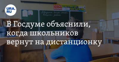 Олег Смолин - В Госдуме объяснили, когда школьников вернут на дистанционку - ura.news - Москва