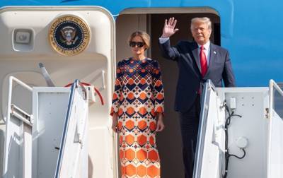 Дональд Трамп - Мелания Трамп - Мелания Трамп очаровала образом для отпуска - korrespondent.net - США - шт.Флорида