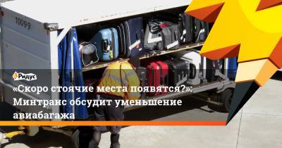 Илья Зотов - «Скоро стоячие места появятся?»: Минтранс обсудитуменьшение авиабагажа - ridus.ru