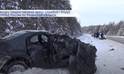 Опубликовано видео с места смертельного ДТП с фурой под Рязанью - 7info.ru - Рязанская обл. - Рязань