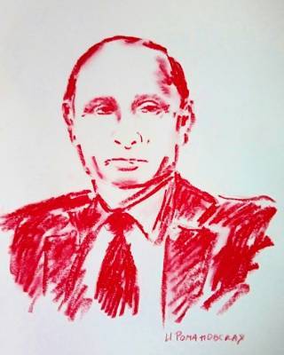 Владимир Путин - Алексей Навальный - 9-классника отправили на опрос силовиком из-за замены портрета Путина на Навального - znak.com