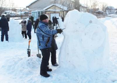 Конкурс снежных фигур пройдет 30 января в селе Кыласово Кунгурского района - iskra-kungur.ru - район Кунгурский
