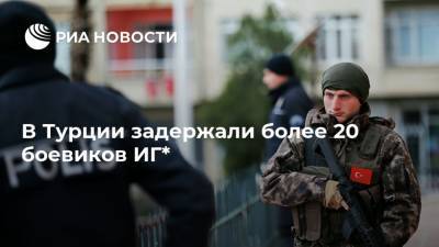 В Турции задержали более 20 боевиков ИГ* - ria.ru - Сирия - Турция - Ирак - Анкара