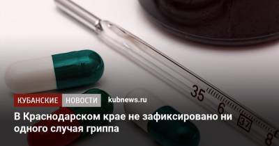 В Краснодарском крае не зафиксировано ни одного случая гриппа - kubnews.ru - Краснодарский край