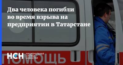 Два человека погибли во время взрыва на предприятии в Татарстане - nsn.fm - респ. Татарстан