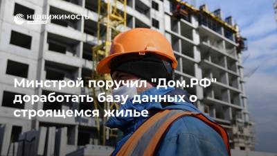 Ирек Файзуллин - Минстрой поручил "Дом.РФ" доработать базу данных о строящемся жилье - realty.ria.ru - Москва - Строительство