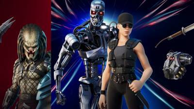 В Fortnite появились скины и аксессуары Терминатора T-800, Сары Коннор и Хищника [видео] - itc.ua