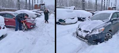 Автомобилисты оказались в заложниках заваленной снегом штрафстоянки - stolicaonego.ru