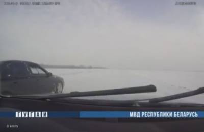 Бесправник пытался скрыться от ГАИ в Светлогорске (ВИДЕО) - ont.by - Светлогорск - Речица