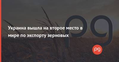 Тарас Качка - Украина вышла на второе место в мире по экспорту зерновых - thepage.ua - США